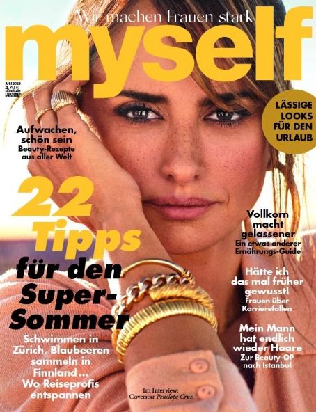 Pen lope Cruz Myself Magazine Cover Germany July 2023