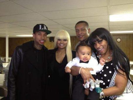 Blac Chyna and Tyga Attend Her Grandmother's Funeral in DC - April 2, 2013