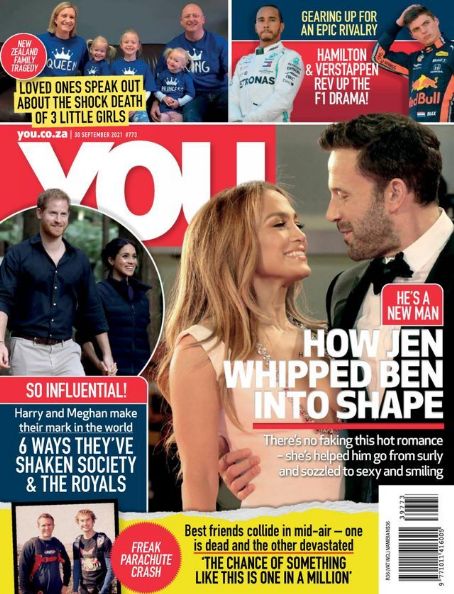 Ben Affleck and Jennifer Lopez - You Magazine Cover [South Africa] (30 September 2021)