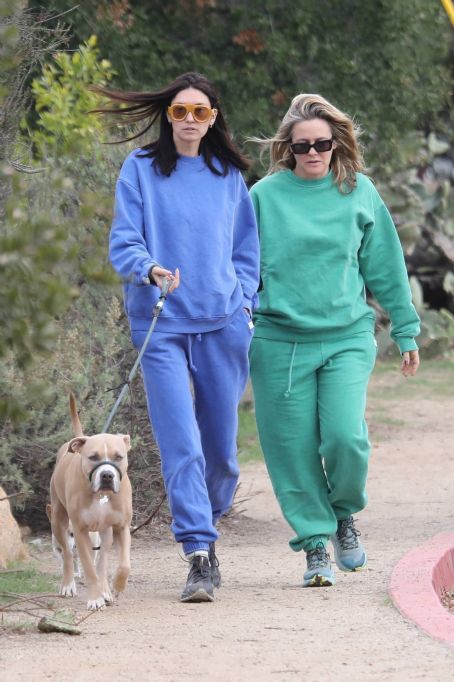 Alicia Silverstone – On a hike with a friend and her dogs in Los