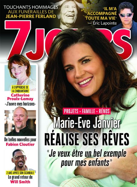 Marie-Ève Janvier, 7 Jours Magazine 14 June 2024 Cover Photo - Canada