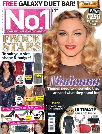 Madonna - No.1 Magazine Cover [United Kingdom] (27 November 2015)