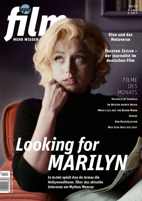 Marilyn Monroe - Epd Film Magazine Cover [Germany] (October 2022)