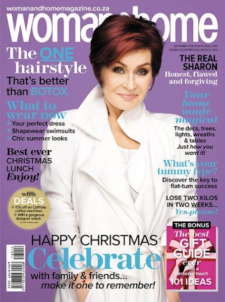 Sharon Osbourne, Woman & Home Magazine December 2003 Cover Photo ...