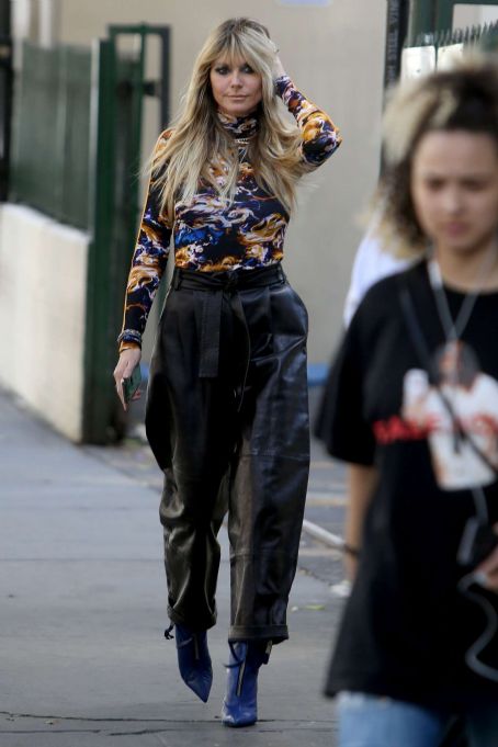 Heidi Klum – Arrives to the ‘Germany’s Next Topmodel’ Set in LA