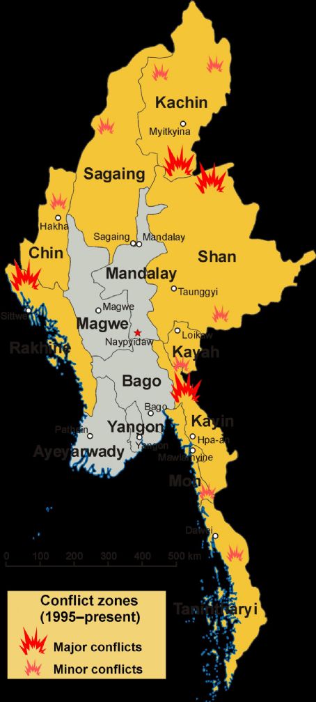 Internal conflict in Myanmar