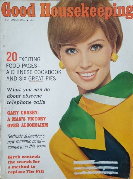 Evelyn Kuhn, Good Housekeeping Magazine September 1967 Cover Photo ...