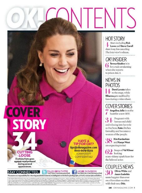 Kate Middleton - OK! Magazine Pictorial [United States] (12 January ...