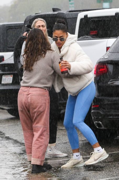 Nicole Scherzinger – With Thom Evans seen while visiting Nicole’s stylist in Beverly Hills