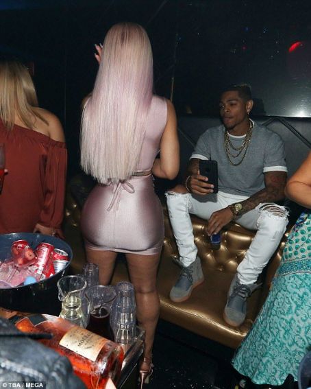 Blac Chyna and Demetrius Harris at Mynt Lounge in Miami, Florida - July 21, 2017