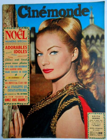 Anita Ekberg - Cinemonde Magazine [France] (6 December 1960)