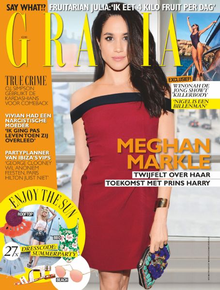 Meghan Markle, Grazia Magazine 02 August 2017 Cover Photo - Netherlands