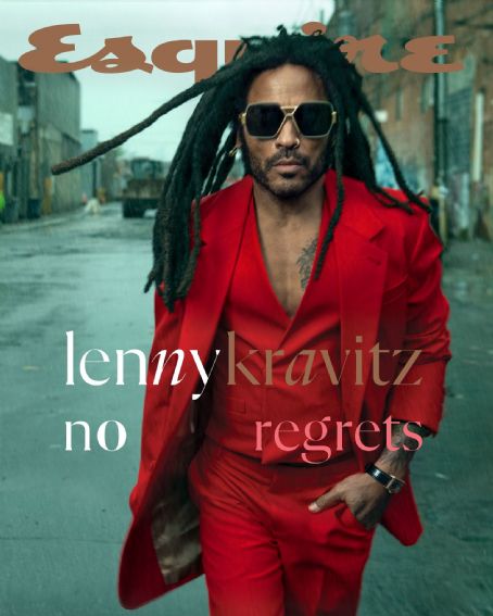 Lenny Kravitz, Esquire Magazine December 2023 Cover Photo - United States