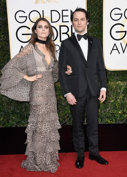 Keri Russell and Matthew Rhys 74th Annual Golden Globe Awards - Arrivals