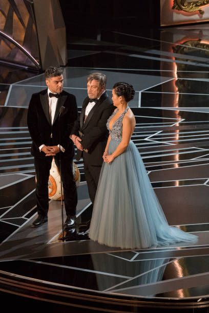 Oscar Isaac, Mark Hamill and Kelly Marie Tran  - The 90th Annual Academy Awards