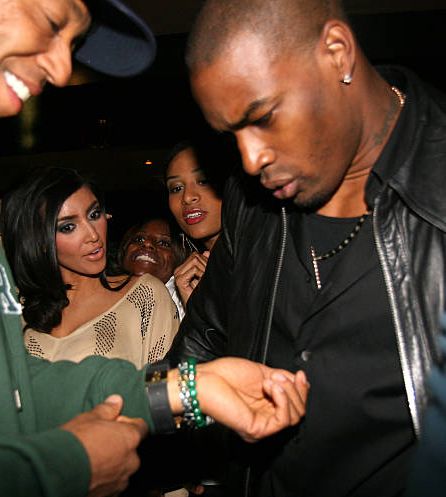 Tyson Beckford and Kim Kardashian