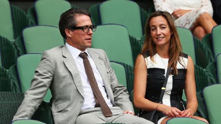 Hugh Grant and Anna Elisabet Eberstein