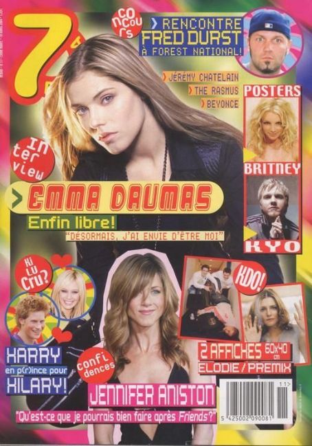 Emma Daumas - 7 Extra Magazine Cover [Belgium] (10 March 2004)