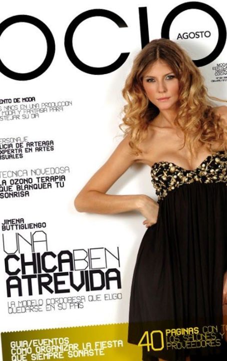 Jimena Buttigliengo, Ocio Magazine Magazine August 2008 Cover Photo ...