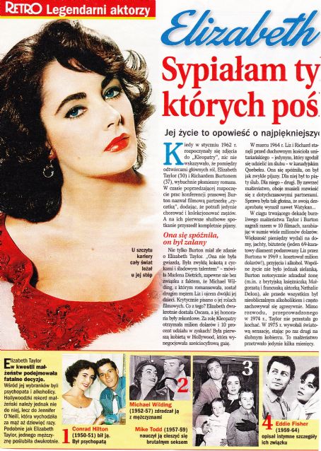 Elizabeth Taylor - Retro Magazine Pictorial [Poland] (November 2014)