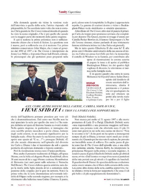 Elizabeth Debicki - Vanity Fair Magazine Pictorial [Italy] (9 November 2022)
