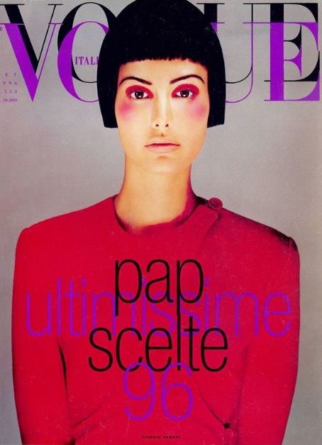 Elsa Benitez, Steven Meisel, Vogue Magazine September 1996 Cover Photo ...