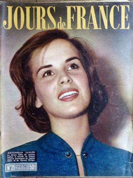 Antonella Lualdi, Jours de France Magazine 28 April 1955 Cover Photo ...