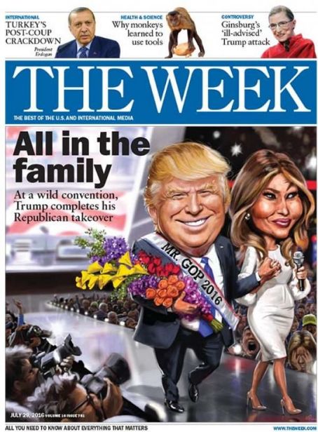 Donald Trump and Melania Knauss For The week July 29, 2016 Picture ...