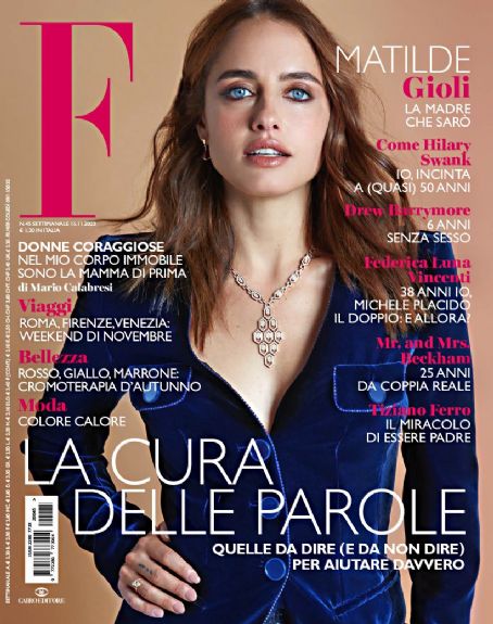 Matilde Gioli - F Magazine Cover [Italy] (15 November 2022)
