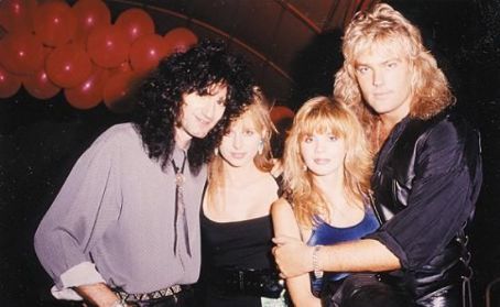Robbin Crosby and Laurie Carr with Bruce Kulick and Kristina Walker.