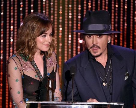 Dakota Johnson and Johnny Depp : 19th Annual Hollywood Film Awards