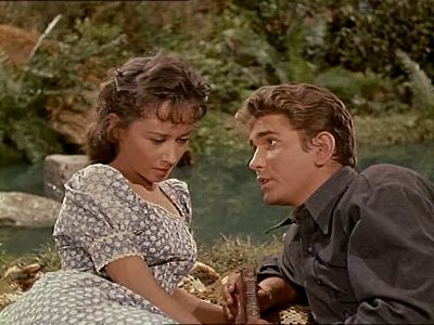 Adrienne Hayes and Michael Landon