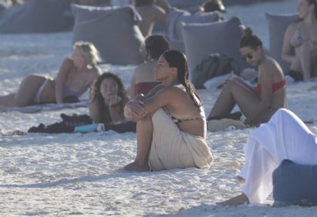 Michelle Rodriguez – In a bikini in Tulum