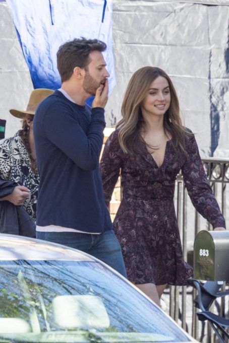 Ana de Armas – Takes over role from Scarlett Johansson and seen filming Ghosted in Atlanta