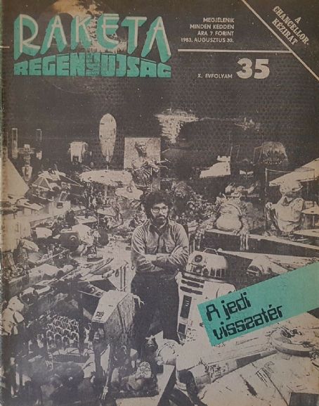 George Lucas - Rakéta Regényújság Magazine Cover [Hungary] (30 August 1983)