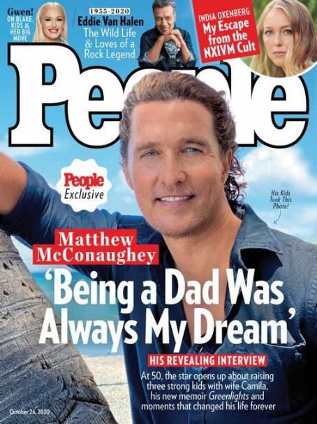 Matthew McConaughey - People Magazine Cover [United States] (26 October 2020)