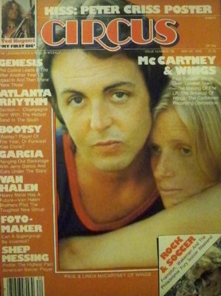 Linda McCartney, Paul McCartney, Circus Magazine 26 May 1970 Cover ...