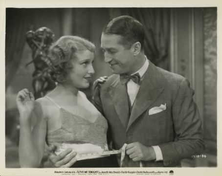 Jeanette MacDonald and Maurice Chevalier