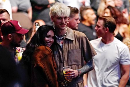 Megan Fox – With Machine Gun Kelly at the UFC 261