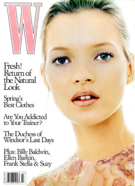 Kate Moss, W Magazine February 1995 Cover Photo - United States