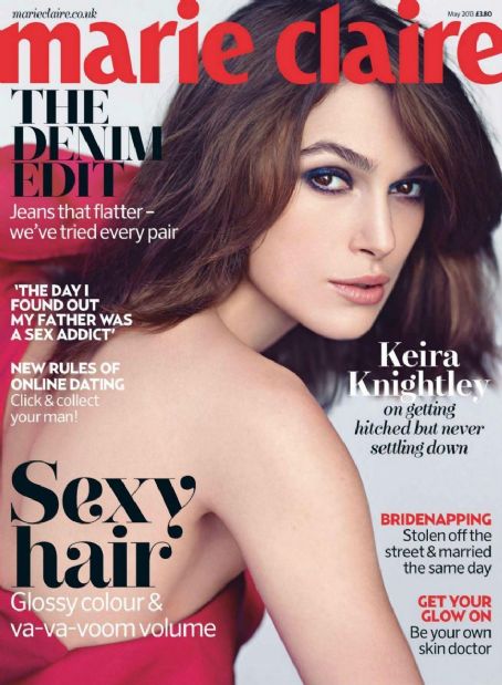 Keira Knightley Marie Claire Magazine May 2013 Cover Photo United Kingdom