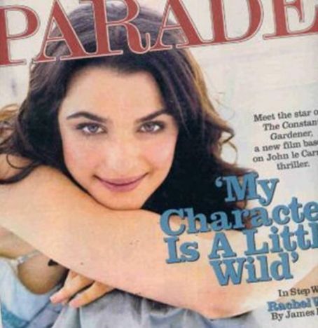 Rachel Weisz, Parade Magazine 21 August 2005 Cover Photo - United States