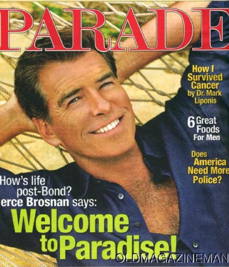 Pierce Brosnan, Parade Magazine 15 June 2008 Cover Photo - United States