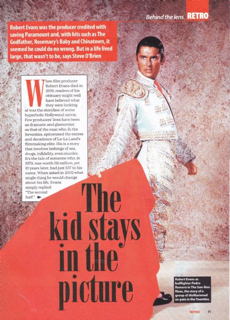 Robert Evans - Yours Retro Magazine Pictorial [United Kingdom] (May 2022)