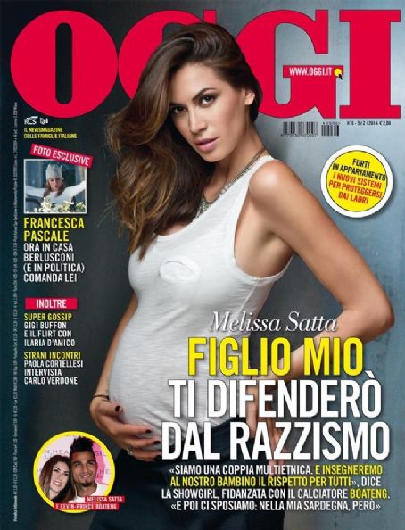 Melissa Satta - Oggi Magazine Cover [Italy] (5 February 2014)
