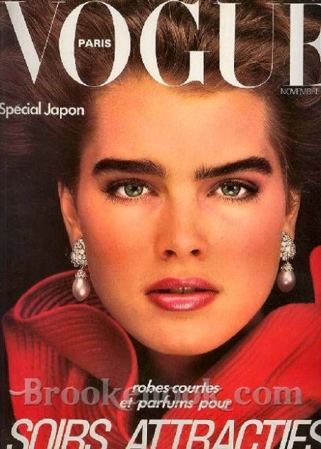 Brooke Shields Albert Watson Vogue Magazine November 1982 Cover Photo
