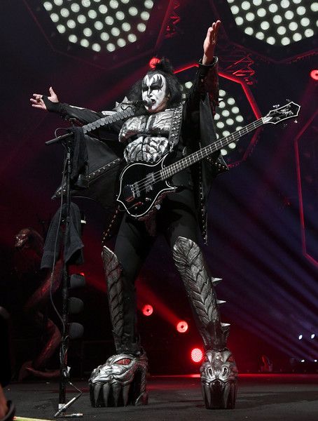 Gene Simmons of KISS performs during their End Of The Road World Tour ...