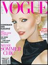 Nadja Auermann, Vogue Magazine May 1995 Cover Photo - Germany