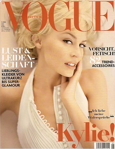 Kylie Minogue, Vogue Magazine May 2008 Cover Photo - Germany