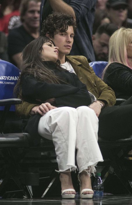 Camila Cabello and Shawn Mendes – Los Angeles Clippers and the Toronto